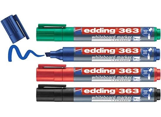 Edding 363 Whiteboard Marker Set Of 4 Colors
